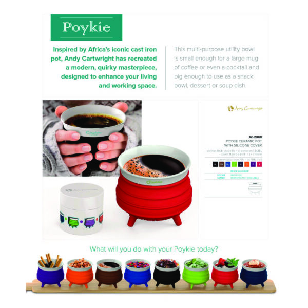 Poykie Ceramic Pot With Silicone Cover
