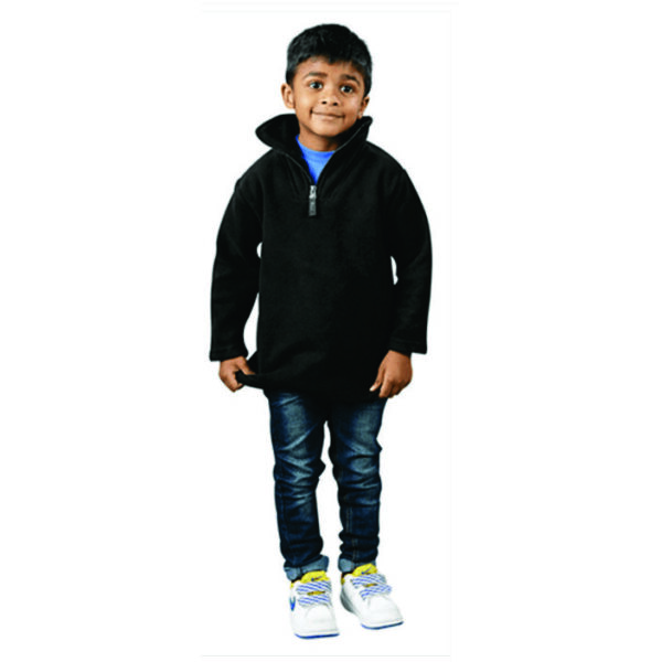 QUARTER ZIP KIDS SWEATER