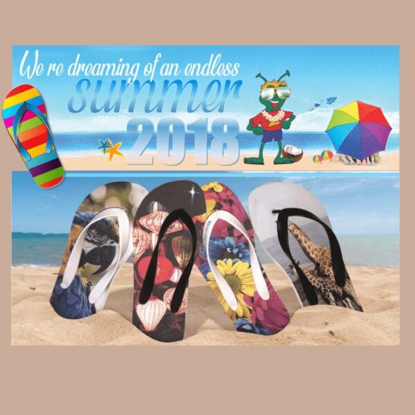 Full Colour Beach Thongs